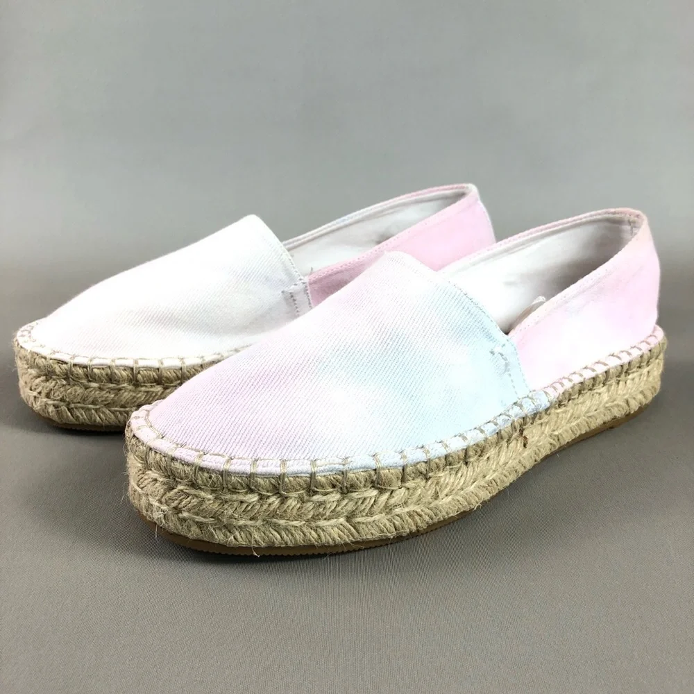 Splendid Laney Tie Dye Platform Espadrille